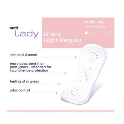 Picture of Seni Lady Liners Light Regular 36 Pcs