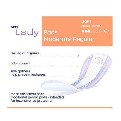 Picture of Seni Lady Pads Moderate Regular 28 Pcs