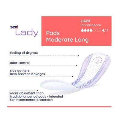Picture of Seni Lady Moderate Pads Long 26 Pcs