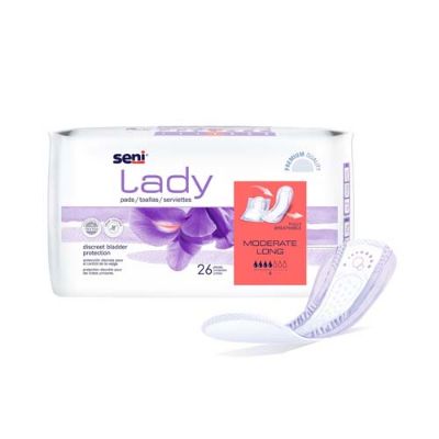 Picture of Seni Lady Moderate Pads Long 26 Pcs