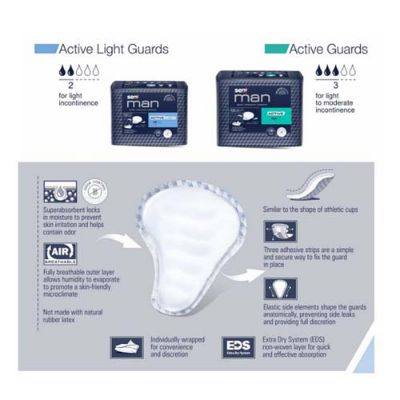 Picture of Seni Man Active Light Guards 15 Pcs