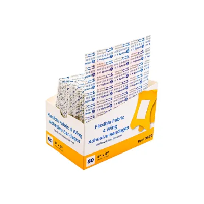 Picture of Adhesive Fabric Bandages Four Wing - Sterile