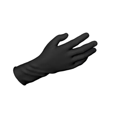 Picture of Safe-Touch Black Nitrile Exam Gloves