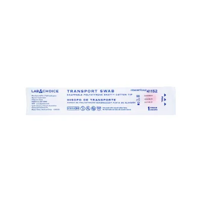 Picture of Transport Swab Snappable Shaft Cotton Tip Sterile