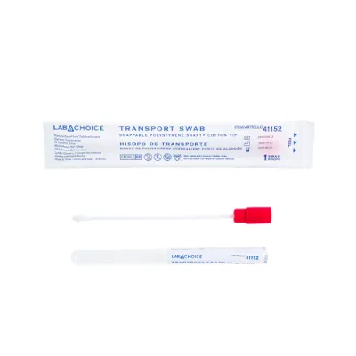 Picture of Transport Swab Snappable Shaft Cotton Tip Sterile