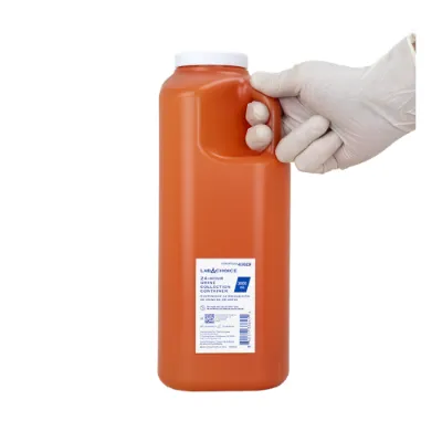 Picture of 24-hour Urine Collection Container - 200 mL - White - 4283