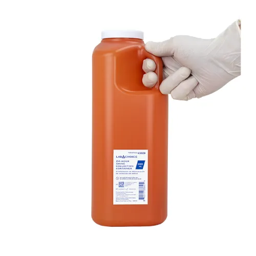 Picture of 24-hour Urine Collection Container - 200 mL - White - 4283