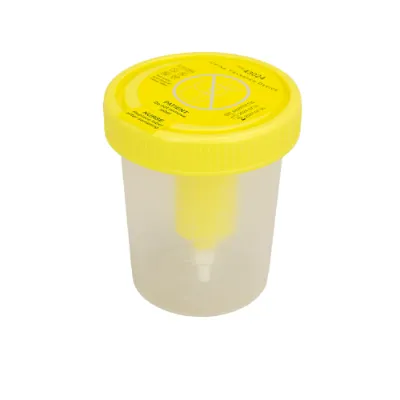 Picture of Urine Transfer Device for Urine - 100 mL - Clear/Yellow - 43024-UTD