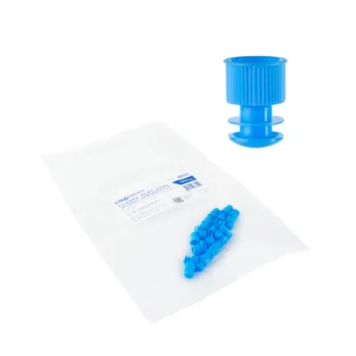 Picture of Flange Plug Cap for 13 mm Test Tube Blue - 42022