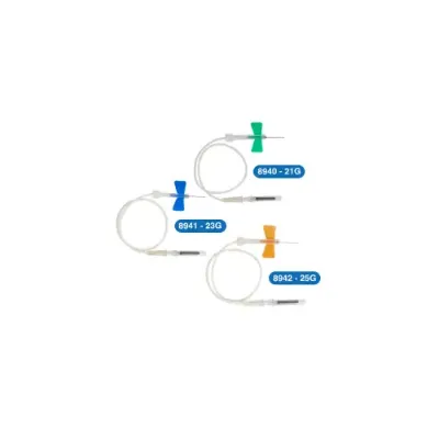 Picture of SecureSafe Safety Blood Collection Set 23G