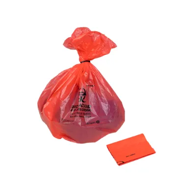 Picture of Biohazard Bags with Ties