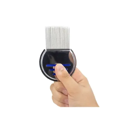 Picture of ClearNit Metal Lice and Nit Removal comb (striped teeth)